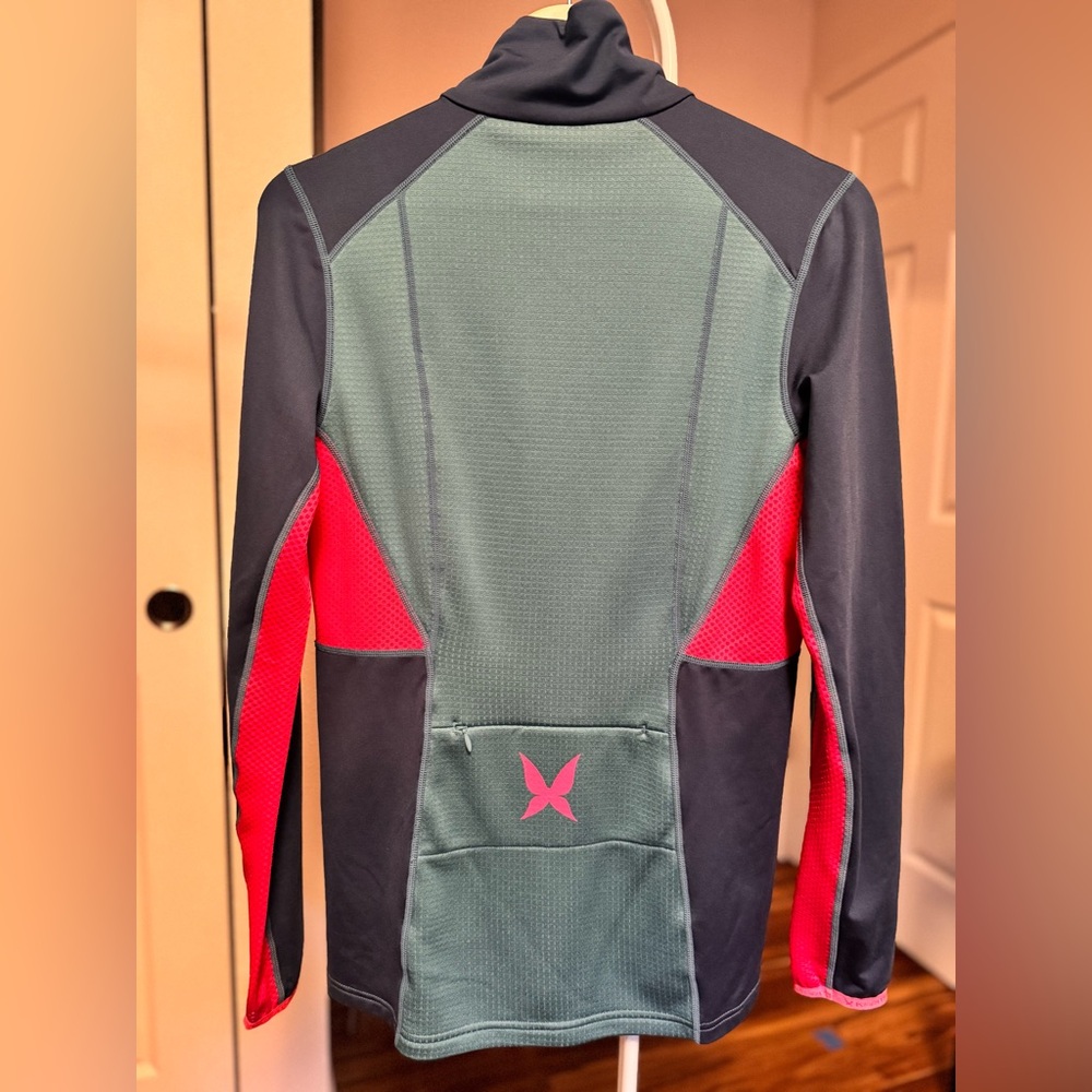Kari Traa Women's Top in Dark Green and Pink - Picture 2 of 8